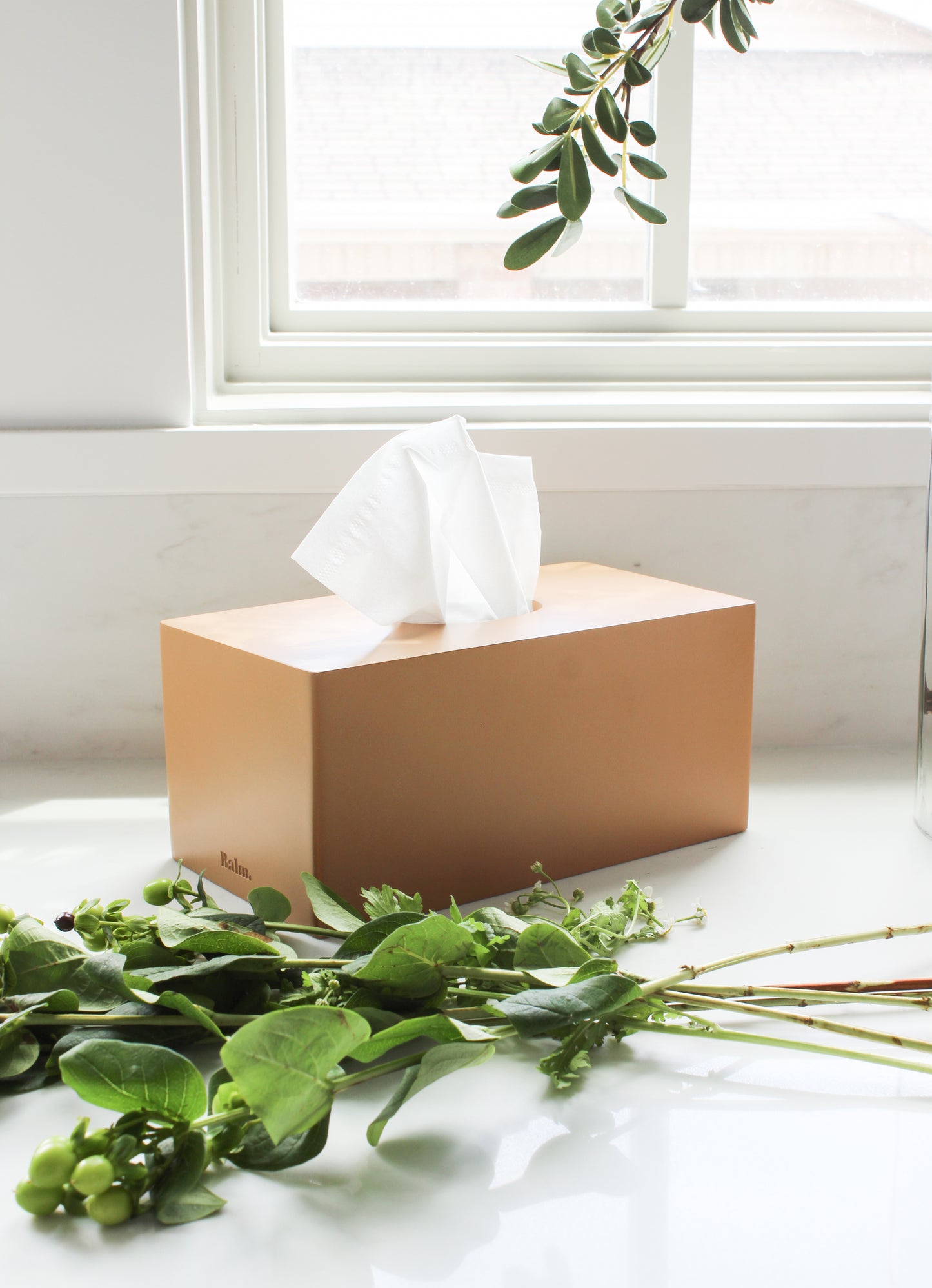 Tissue Box Cover in Terra Cotta