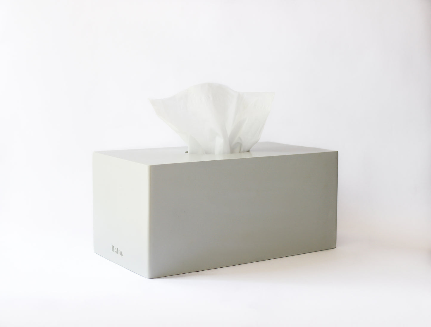 Tissue Box Cover in Stone